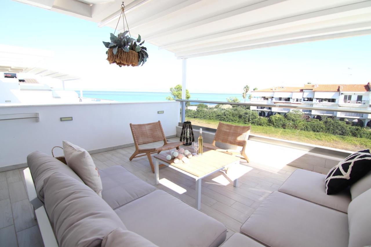 Hanioti Suite Maisonette In Front Of The Sea Exterior photo
